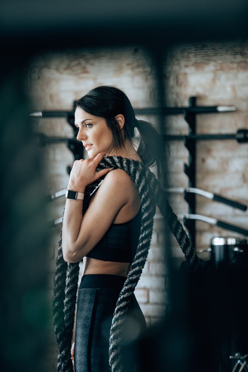 Battle ropes workout